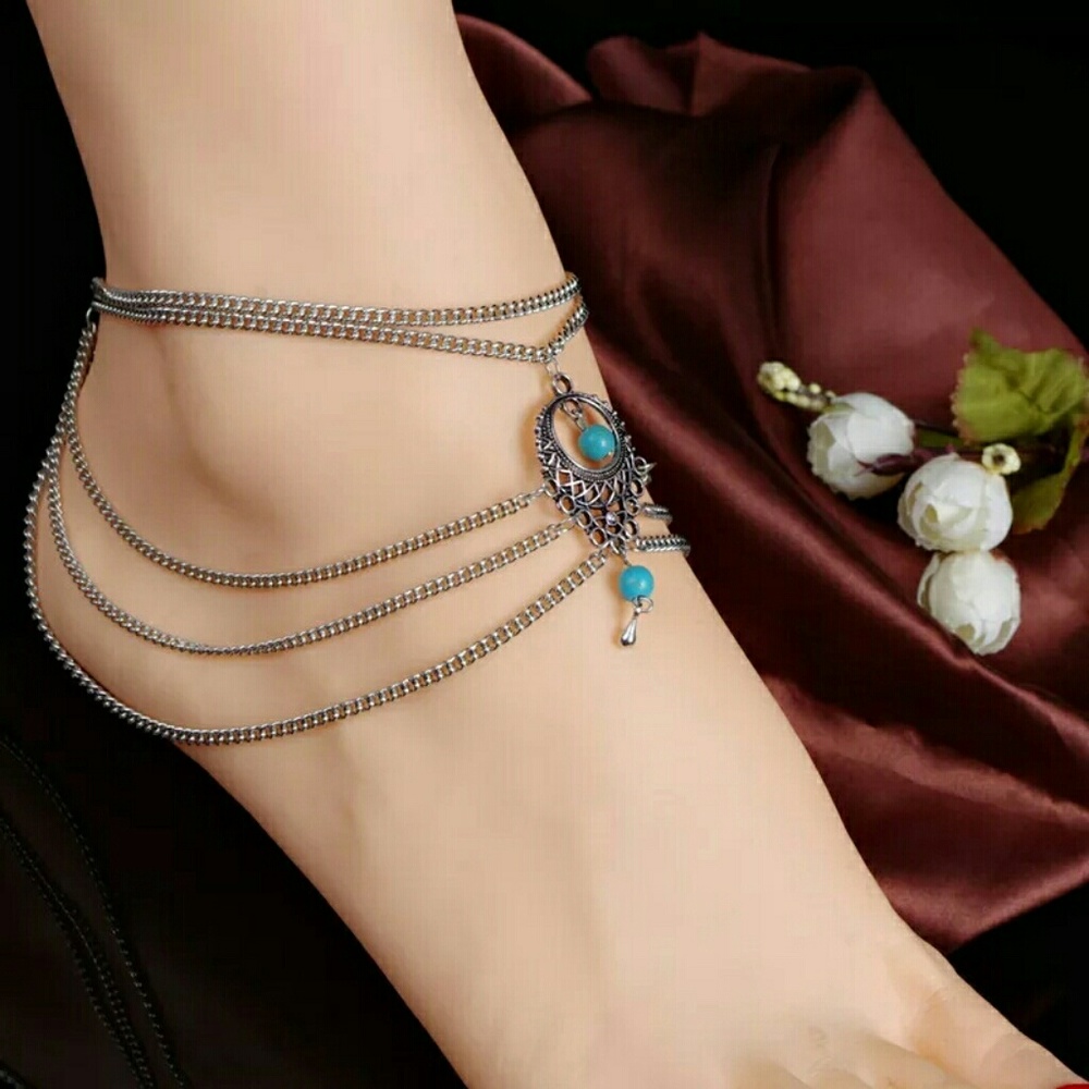 Fashion Anklets Jewelry Girl Ladies Modern Beach - Picture 2 of 2